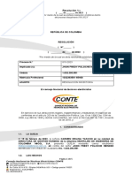 Resolución Inhibitoria Conte Bogota Exp - 015-2023