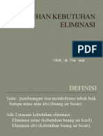 Pemenuhan Kebutuhan Eliminasi