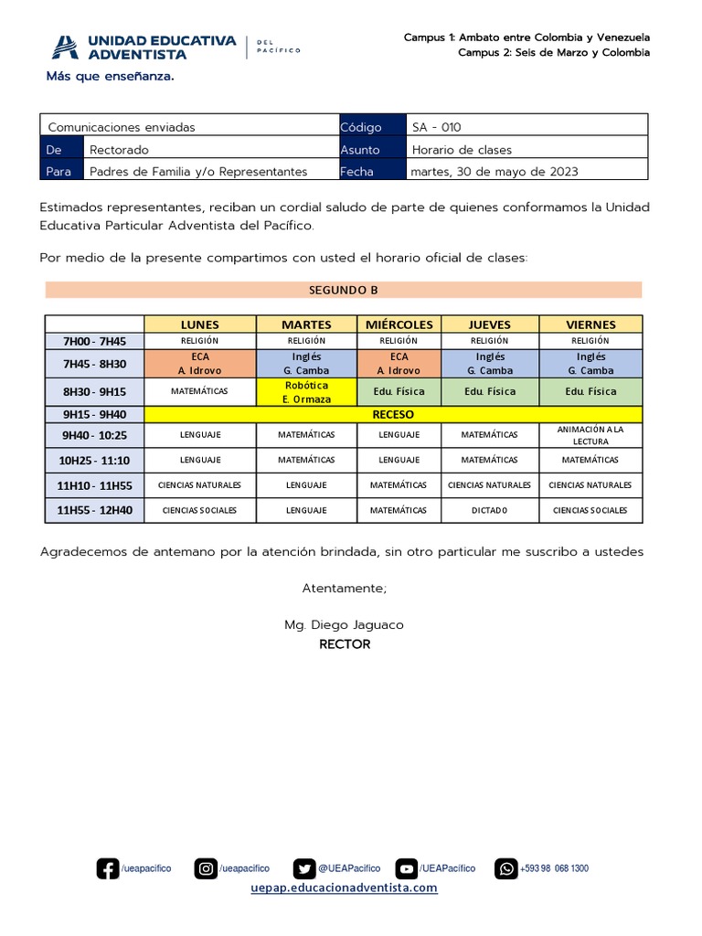 comunicado-sa-010-horario-de-clases-de-segundo-b-pdf