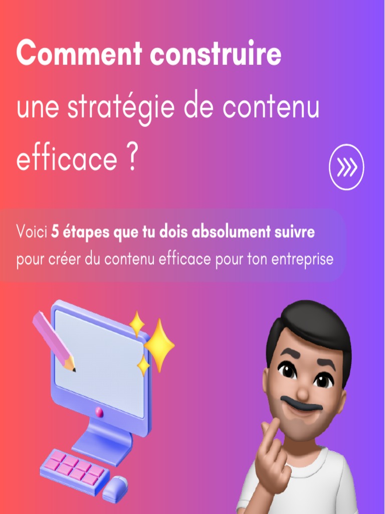 Stratégie de contenu efficace en 5 étapes | PDF