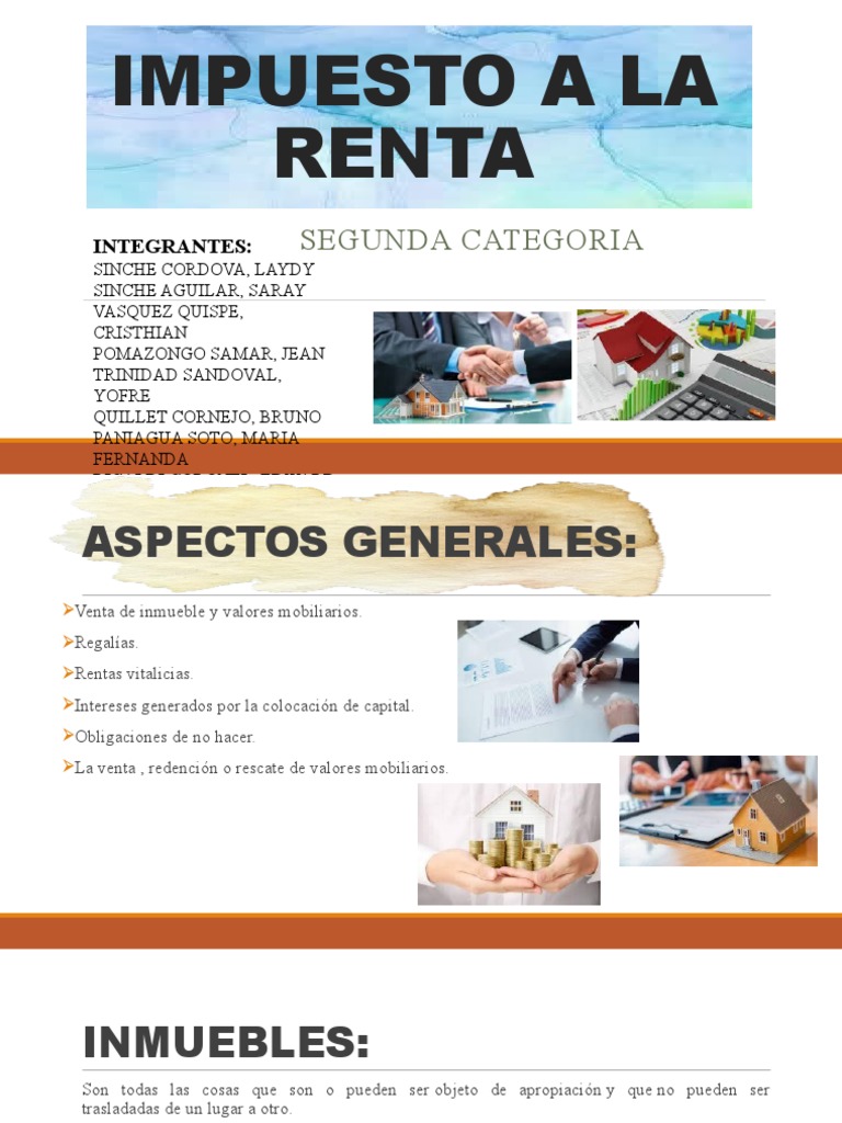 Impuesto A La Renta | PDF | Impuestos | Impuesto sobre la renta