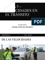 Tema 5 Velocidades en El Transito