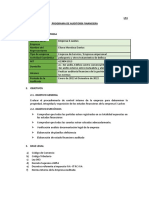 Programa de Auditoría Financiera