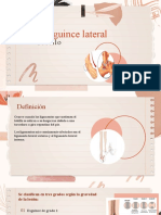 Esguince Lateral y Bursitis Retocalcanea