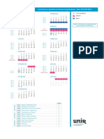 Calendario Licenciatura Sistemas Computacionales Parte I