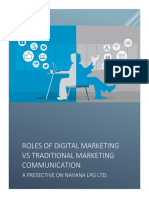 Roles of Digital Marketing Vs Traditional Marketing Communication