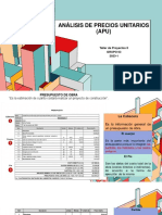 Análisis de Precios Unitarios (APU G03)