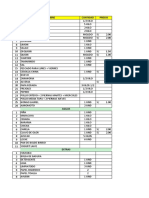 Lista Excel