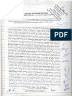 Ata de Compromisso e Posse Dos Vereadores Legislatura 2021-2024