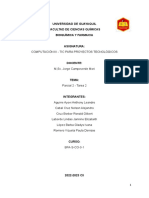 Computación Iii - Tic para Proyectos Tecnológicos Web 1 y Web 2