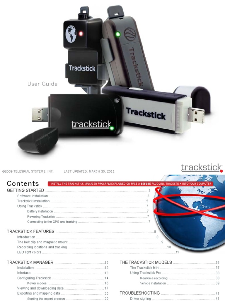 trackstick manager