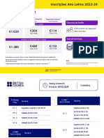 2023-24 Timetables and Prices - Coimbra - PT