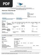 Your Electronic Ticket Receipt