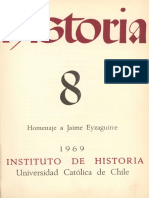 Revista Historia - Homenaje A Jaime Eyzaguirre
