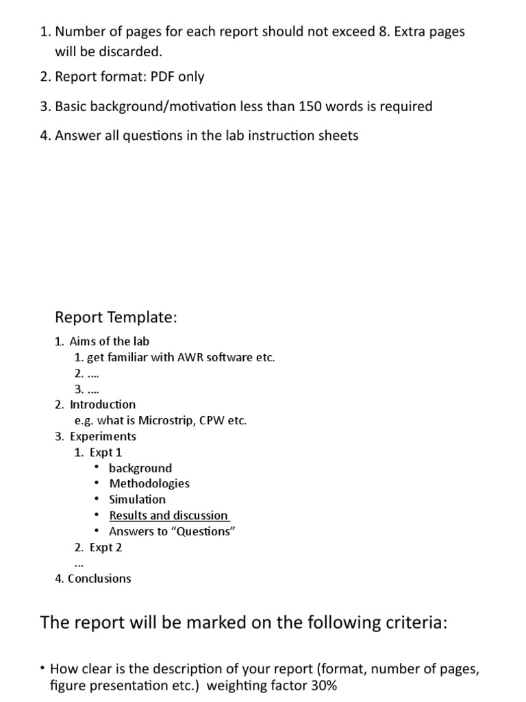Report Template | PDF
