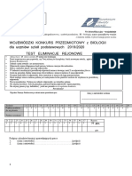 Test Etap Rejonowy Biologia