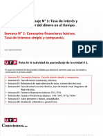 Unidad de Aprendizaje #1: Tasa de Interés y Capitalización, Valor Del Dinero en El Tiempo