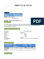 Simple CV Template