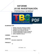 Informe Lenguaje de Señas Grupo 1