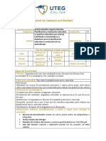 Planificacion y Evaluacion de Los Aprendizajes Taller 4