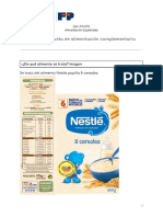 Análisis Etiqueta de Alimentación Complementaria: - ¿De Qué Alimento Se Trata? Imagen