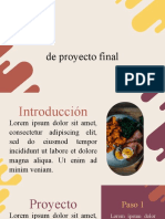 Presentación de Proyecto de Colores Cálidos