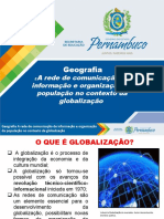 A Rede de Comunicação de Informação e de Organização Da População No Contexto Da Globalização