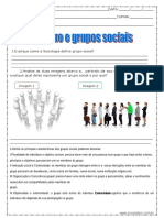 Atividade Sociologia Grupos Sociais