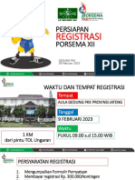 Registrasi Dan Pembukaan Penutupan Porsema