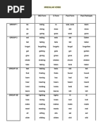 Irregular Verbs