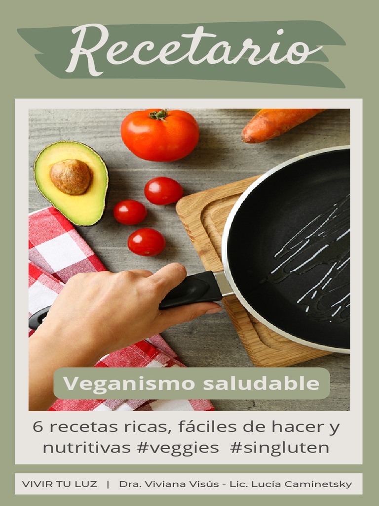 Recetas Veganas Saludables y Fáciles | PDF | Vegetales | Comida y bebida
