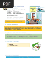 Habitos de Higiene en La Escuela. Sesion. Martes