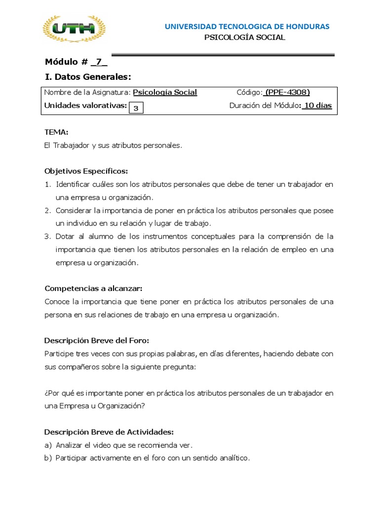 Modulo 7 | PDF