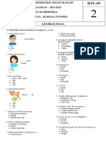Uas Bing Kelas 2 Sems Genap