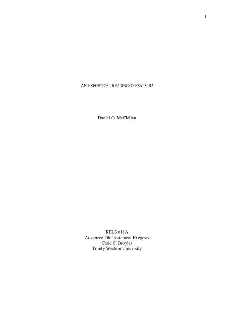 an-exegetical-reading-of-psalm-82-pdf-psalms-yahweh