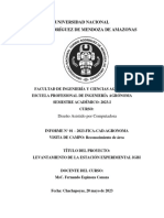 Informe #01 - 2023-Fica-Cad-Agronoma - Levantamiento de La Estación Experimental Igbi