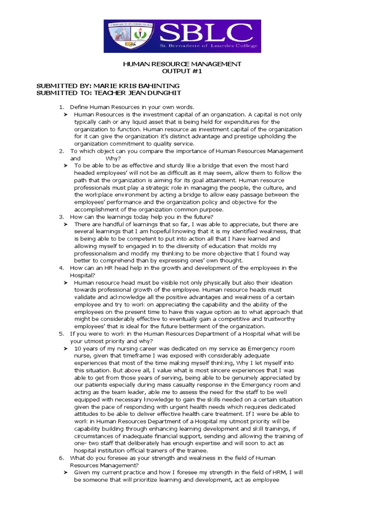 Human Resource Management | PDF | Human Resource Management | Human