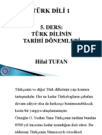 TD1 - 5. Ders Türk Di̇l Tar Süreç