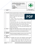 Sop Pelaporan Pelacakan Kontak Erat Pasien Covid 19