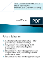 7 Sinkronisasi Regulasi Bidang Pertambangan DG Sektor Lain by Dhoni