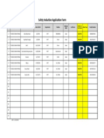 Safety Induction Application Form TGP