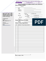 Form Daftar Sertifikasi Halal