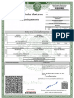 Acta de Matrimonio - Aurelio Moreno Torres