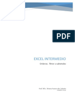 Excel Intermedio. Clase 01