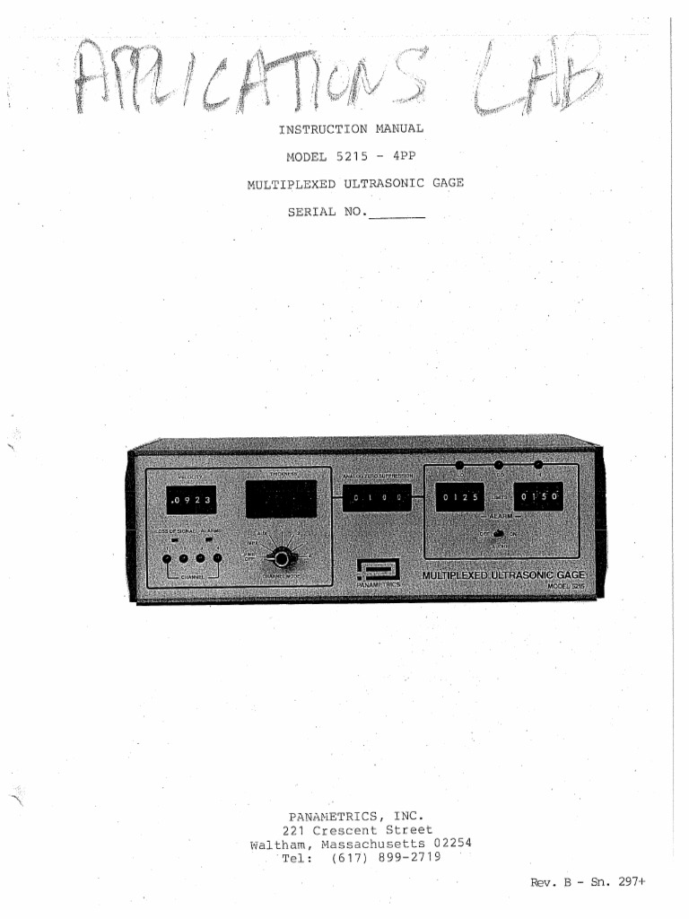 5215 Manual | PDF