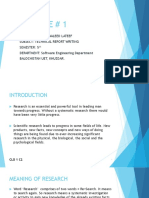LECTURE CH#1 Technical Report Writing