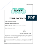 GHTF sg5 n3 Clinical Investigations 100212