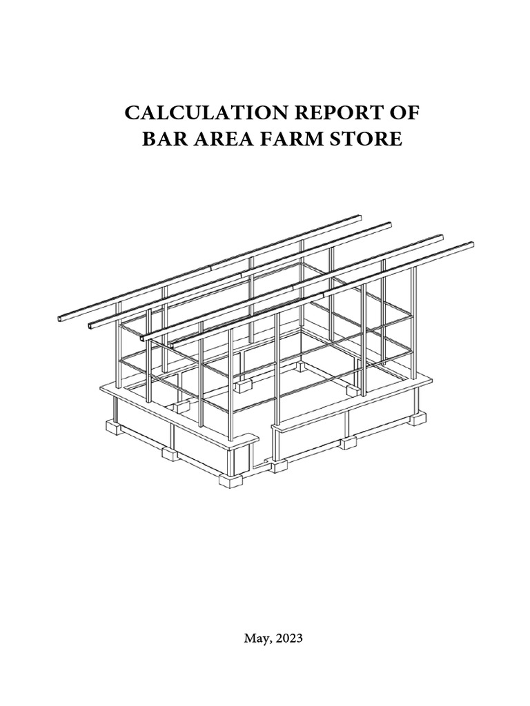 Bar Area Calculation Report | PDF