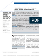 (论文) First Clinical Results With a New Telemetric Intracranial Pressure-Monitoring System