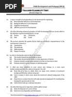 ECCE Exam Question Paper Sample | PDF | Child Development | Cognitive ...